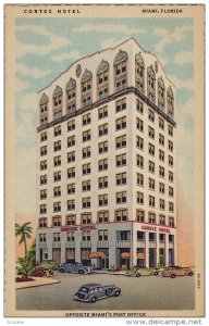 Cortez Hotel, MIAMI, Florida, 1930-1940s