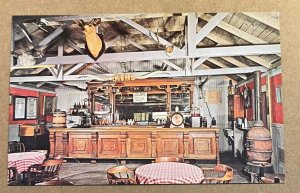 UNUSED POSTCARD - INTERIOR OF THE ALAMO SALOON, OLD ABILENE TOWN, KANSAS