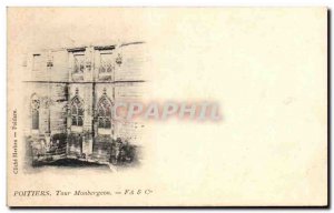 Old Postcard Poitiers Tower Monbergeon