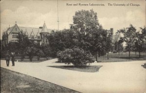Chicago Illinois IL University Labratories 1900s-10s Postcard