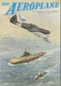 Advertising Postcard - The Aeroplane, Vickers-Armstrong - Seafire 1944 - RR14002