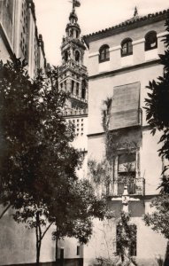 Vintage Postcard RPPC Sevilla Callejon De Santa Marta Spain 
