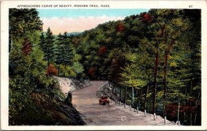 Massachusetts Mohawk Trail Approaching Curve Of Beauty 1931