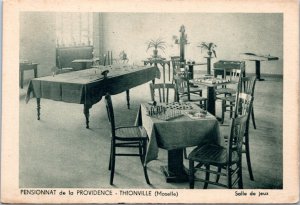 Postcard France Thionville Pensionnat de la Providence - Salle de jeux Game Room