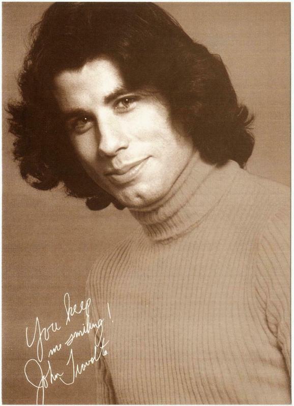 John Travolta Actor in the 1970s Modern Postcard #1
