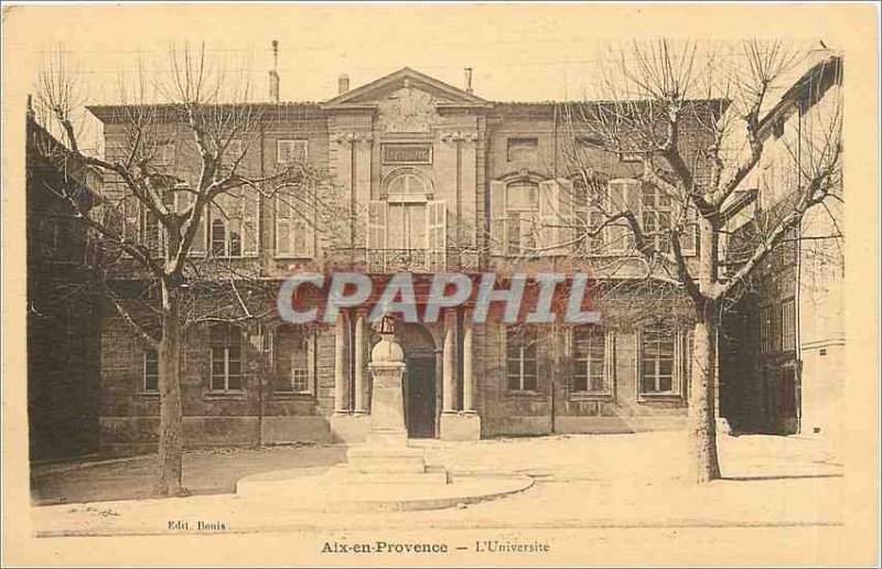 'Old Postcard Aix en Provence L''Universite'