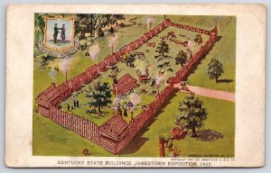Kentucky State Building Jamestown Exposition 1907 Grounds View Postcard
