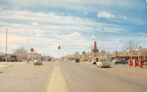 Tucumcarl New Mexico scene on US Highway 66 vintage pc DD7397 