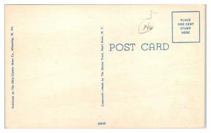 Mid-1900s Overlooking Wheeling Island and Ohio River, Wheeling, WV Postcard