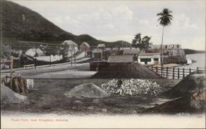 Kingston Jamaica Rock Fort c1910 Postcard