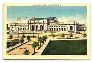 Postcard Union Station Washington D. C.