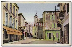 Old Postcard Frederic Mistral Castelnaudary Avenue and the street & # 39horlo...