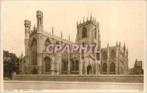 'Postcard Old Beverley St Mary''s Church'