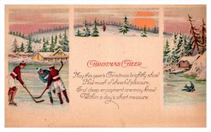 Christmas   Ice Skating, Hockey Players