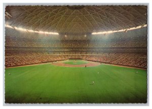 The Astrodome Houston Texas Postcard Continental View Card