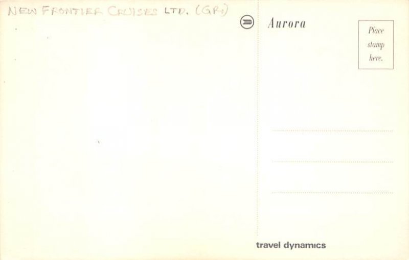 Aurora New Frontier Cruices Ltd. Ship 