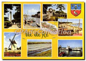 Postcard Modern Ile De Re Tourist Route Various Aspects