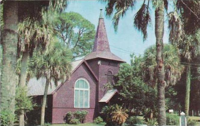 Georgia Jekyll Island Historic Faith Chapel Built During The Jekyll Club