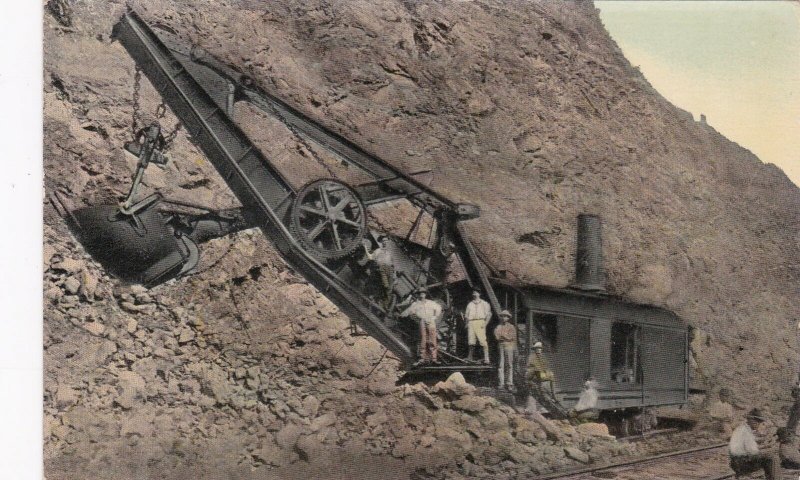 Panama Canal Steam Shovel In Rock Cut In Culebra Cut sk4486