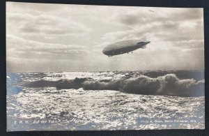 Mint Germany Real Picture Postcard Z R III Zeppelin In High Seas