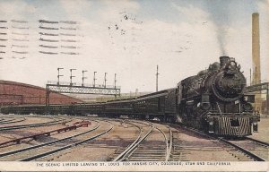 St. Louis MO Depot, Train Steam Locomotive 1923 Missouri Pacific RR, Scenic Ltd.