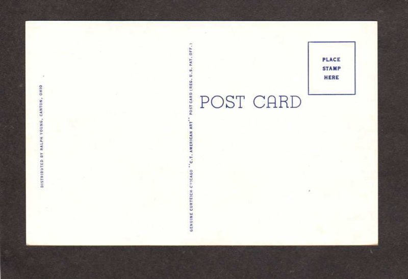 OH US Post Office Dover Ohio Postcard
