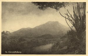 curacao, W.I., Sint-Christoffelberg, Mountain (1940s) Postcard