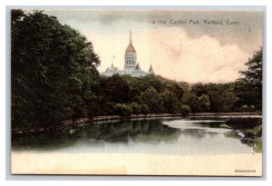 Capitol Park Hartford Connecticut CT UNP Rotograph UDB Postcard D19