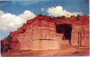 postcard New Mexico - Kit Carson's Cave