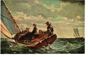 Breezing Up, Winslow Homer, Boat Painting