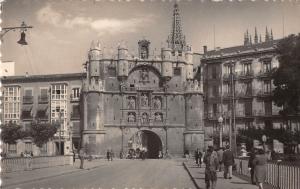 BR70864 burgos arco y puente de santa maria   real photo  spain