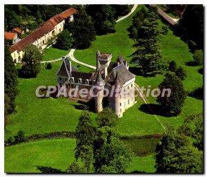 Postcard Modern Countryside Chateau