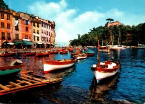 Italy Portofino Barche in rada