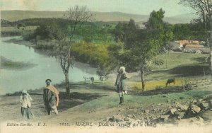 Algeria North Africa Goat herders 1910 Postcard 22-4607