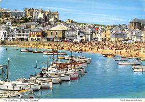 uk5266 st ives the harbour boats uk