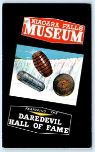 NIAGARA FALLS, Canada ~ Daredevil HALL of FAME MUSEUM 1973 Postcard