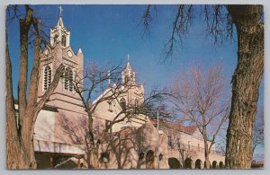 Albuquerque New Mexico~Church of San Felipe De Neri~Vintage Postcard