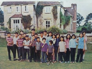 The Vietnamese Group at Pestalozzi Childrens Village Vintage Postcard Womans Own