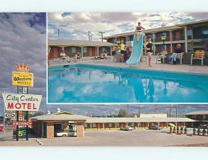 Unused Pre-1980 BATHING BEAUTY AT CITY CENTER MOTEL Holbrook Arizona AZ u6294-23