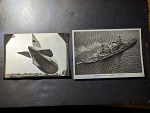 Lot of 6 Zeppelin Series 1 RPPC Mint Postcards Photo Series