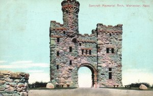 Bancroft Memorial Art Worcester Massachusetts MA TPNC Pub Antique Postcard 1908