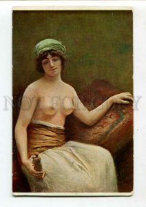 3111747 Semi-Nude BELLY DANCER Harem by Mme SAIZEDE old SALON