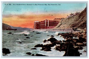 1914 Fort Winfield Scott Entrance To San Francisco Bay San Francisco CA Postcard