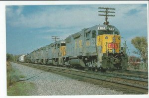 Louisville & Nashville Freight Train Speeds thru Georgia  Postcard