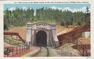 Colorado Middle Park West Portal of The Moffat Tunnel at The Foot of Berthoud...