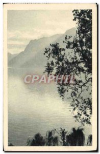 Old Postcard Landscape Mountains
