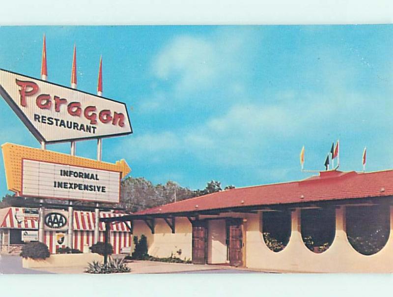 Unused Pre-1980 RESTAURANT SCENE Statesboro Georgia GA hk4361