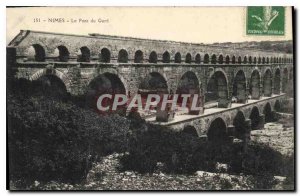 Postcard Old Nimes Pont du Gard