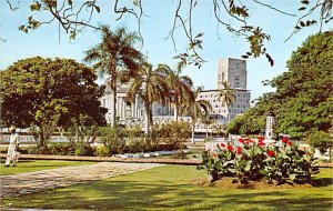 Queen Elizabeth Walk Singapore Writing on back 