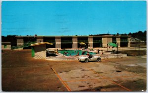 VINTAGE POSTCARD THE GEORGIANNA MOTEL & RESTAURANT AT GAINESVILLE POSTED 1960